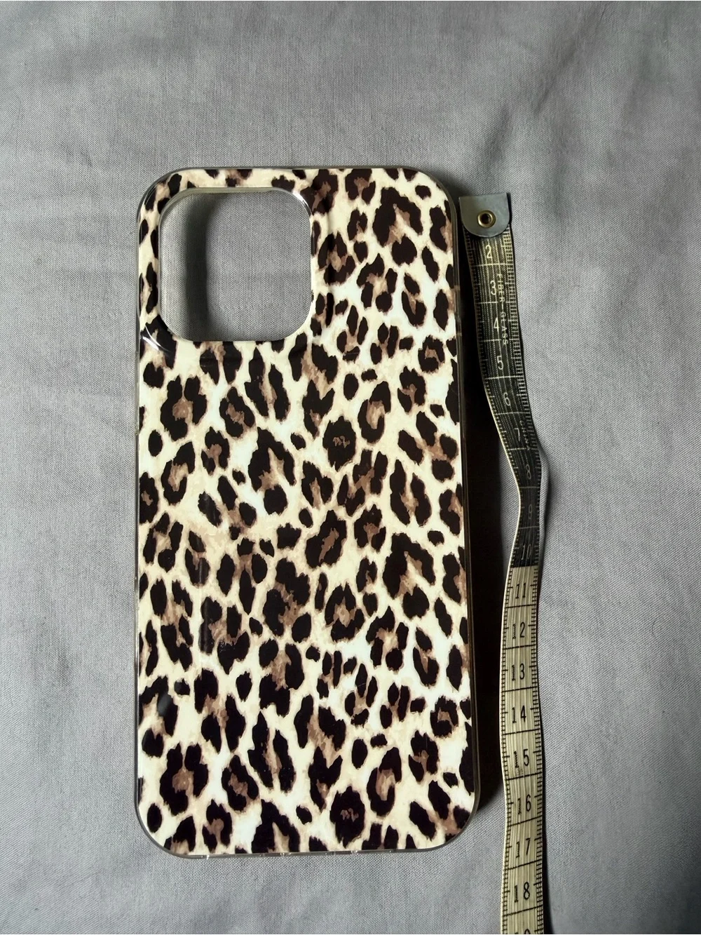 Leopard Print Phone Case - Brown & Cream